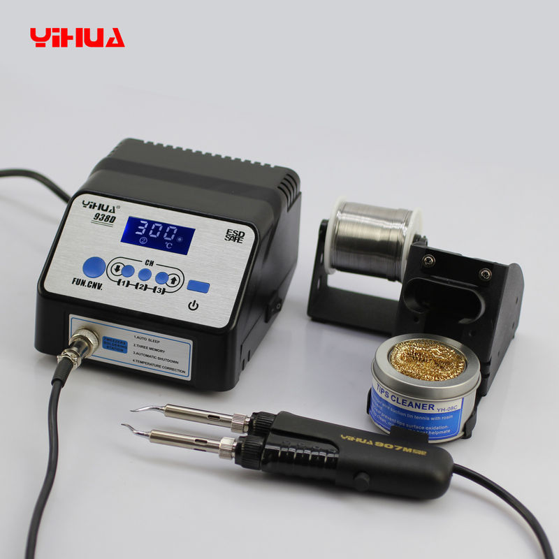 YIHUA 938D 2 στα αντιστατικά παράλληλα τσιμπιδάκια 1 που συγκολλούν την αυτόματη λειτουργία κλεισίματος σταθμών